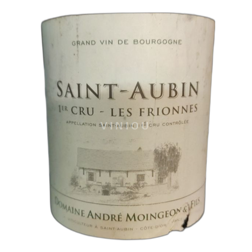 Burgundi Saint-Aubin Premier Cru Domaine André Moingeon & Fils Les Frionnes 2007