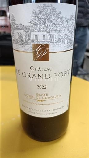 Bordeaux Blaye-Côtes-de-Bordeaux Château Le Grand Fort 2022