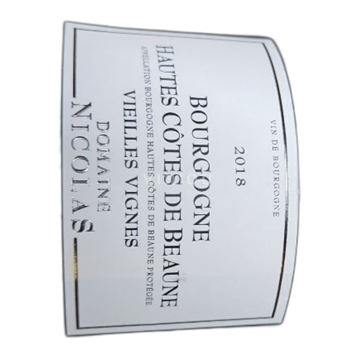 Borgoña Hautes Côtes de Beaune Grand Cru Domaine Nicolas Vieilles Vignes 2018