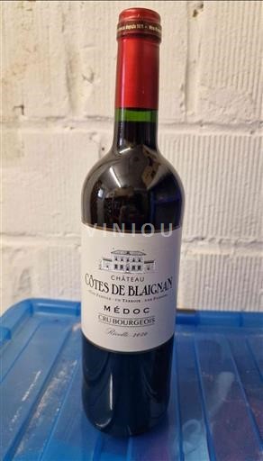Bordeaux Médoc Cru Bourgeois Château Côtes De Blaignan 2020