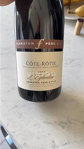 Rhônedalen Côte-rôtie Ferraton Père & Fils L'Eglantine 2009