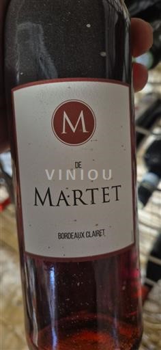 Bordeaux Bordeaux Clairet Château Martet M Ohne Jahrgang