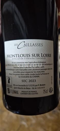 Valle del Loira Montlouis-sur-Loire Les Caillasses 2023