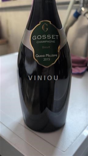 Samppanja Määrittelemätön Gosset Brut 2015