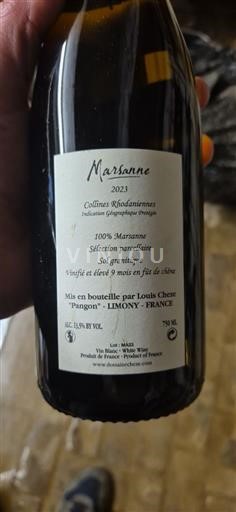 Alpen en Rhônevallei Rhodanische Heuvels Louis Cheze Marsanne 2023
