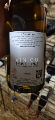 Loiredalen Sancerre Roger Champault Le Clos du Roy 2023