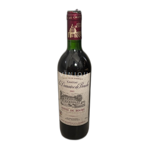 Vin Rouge sec Domaine Le De Bouche 1993 France Bordeaux Côtes-de-bourg AOC