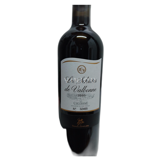 Roussillon Collioure Terres des Templiers Les Schistes de Vallonne 2020