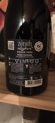 Languedoc Saint-Chinian Cave De Roquebrun Zénith de Schiste 2022