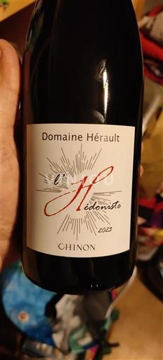 Loiren laakso Chinon Domaine Hérault l'Hédoniste 2023
