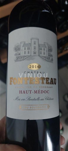 Bordeaux Haut-Médoc Château Fontesteau 2016