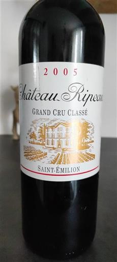 Bordeaux Saint-Émilion Grand Cru Ripeau 2005