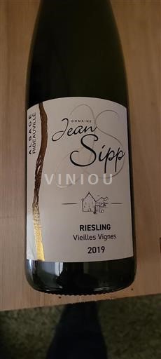 Alsace Riesling Jean Sipp Vieilles Vignes 2019