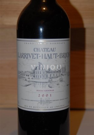 Bordeaux Pessac-Léognan Château Larrivet Haut Brion 2001