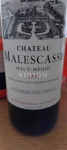 Burdeos Haut-Médoc Château Malescasse 1990