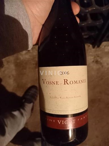 Borgogna Vosne-Romanée Grand Cru Vigot 2006