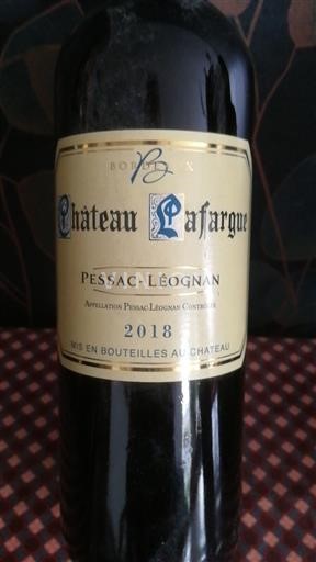 Bordeaux Pessac-Léognan Château Lafargue 2018