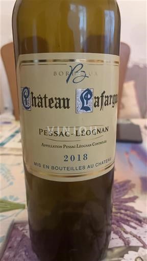 Bordeaux Pessac-Léognan Château Lafargue 2018