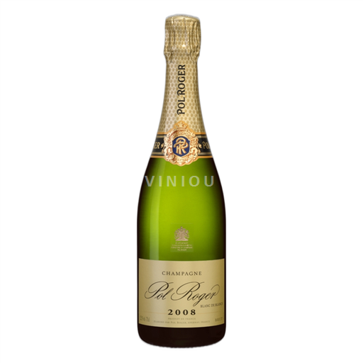 Vin Blanc sec Blanc de blancs Pol Roger 2008 France Champagne AOC