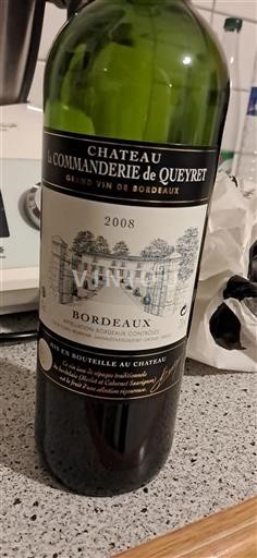 Bordeaux La Commanderie De Queyret 2008