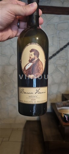 Bordeaux Médoc Baron Philippe De Rothschild Baron Henri 2008