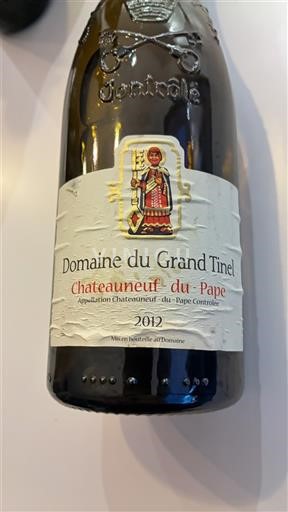 Vale do Ródano Châteauneuf-du-Pape Domaine Grand Tinel 2012