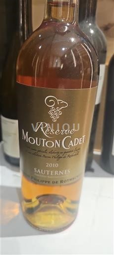Bordeaux Sauternes Mouton Cadet Réserve 2010