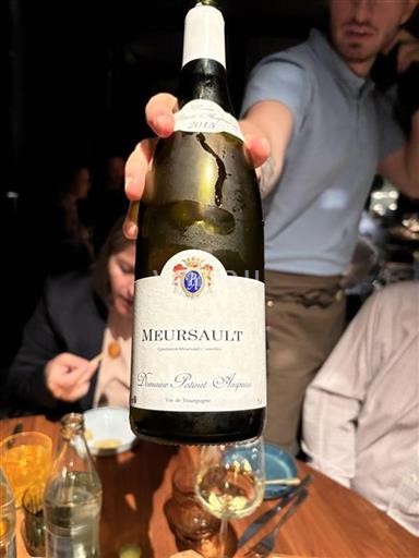 Vin Blanc sec Domaine Potinet-Ampeau 2015 France Bourgogne Meursault AOC