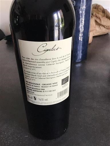 Languedoc-Roussillon Pays d'Oc Gérard Bertrand Cigalus 2021