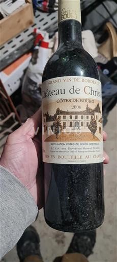 Bordeaux Côtes-de-bourg Château Christ 2006