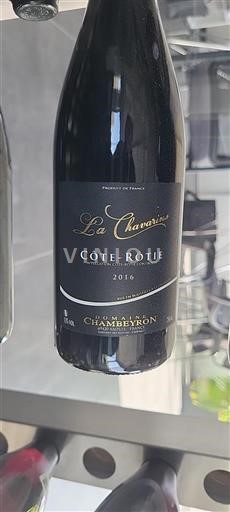 Valle del Ródano Côte-rôtie Domaine Chambeyron La Chavarine 2016