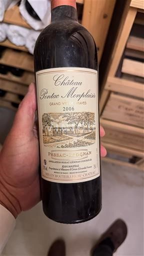 Bordoja Pessac-Léognan Château Pontac Monplaisir 2006