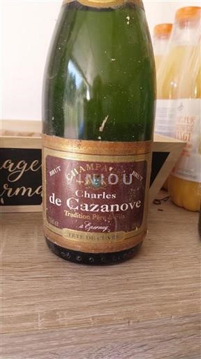 Champanhe Charles De Cazanove Tête de Não Sazonado