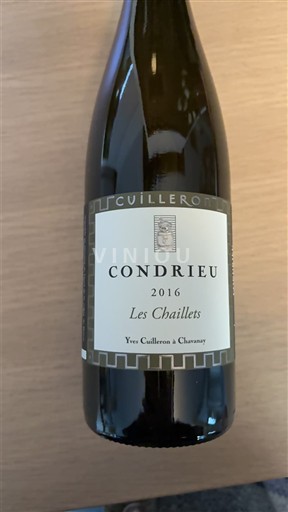 Rhônedalen Condrieu Yves Cuilleron Les Chaillets 2016