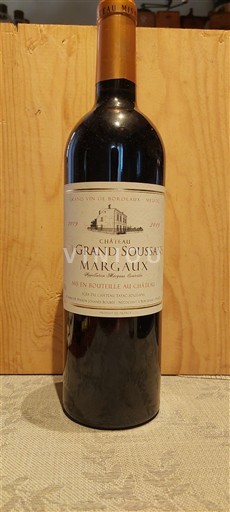 Bordeaux Margaux Château Grand Soussans 2019