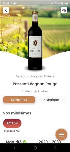 Burdeos Pessac-Léognan Château Rouillac 2017
