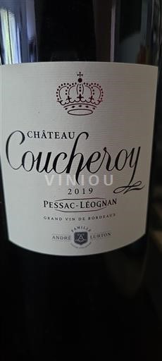 Bordeaux Pessac-Léognan Château Coucheroy 2019