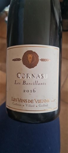 Údolí Rhôny Cornas Les Vins De Vienne Les Barcillants 2016