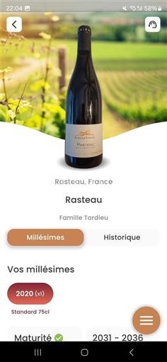 Rhônetal Rasteau Famille Tardieu 2020