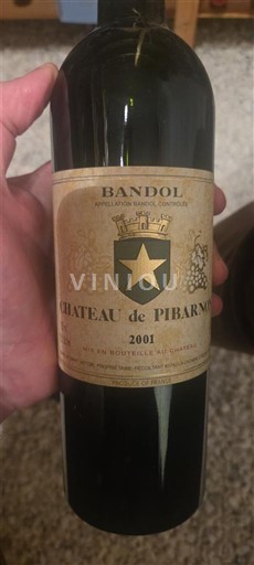Provence Bandol Château Pibarnon 2001