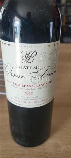 Bordeaux Saint-Émilion Grand Cru Grand Cru Château Orme Brun 2010