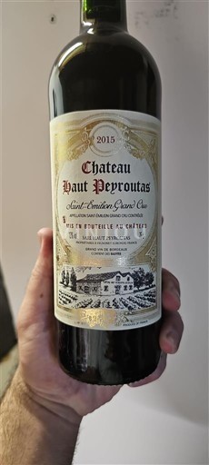 Bordeaux Saint-Émilion Grand Cru Grand Cru Château Haut Peyroutas 2015