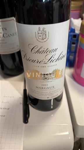 Bordeaux Margaux Grand Cru Château Prieurélichine 2002