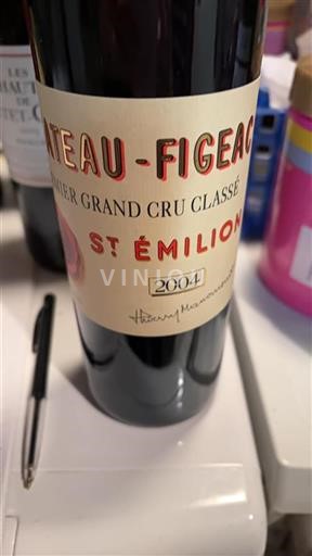 Burdeos Saint-Émilion Premier Grand Cru Classé Château Figeac 2004