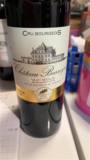 Bordeaux Haut-Médoc Cru Bourgeois Barreyres Ikke årgangsbestemt