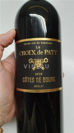 Bordéus Côtes-de-bourg La Croix De Paty 2019