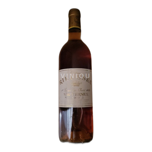 Bordeaux Sauternes Château Rieussec 1999