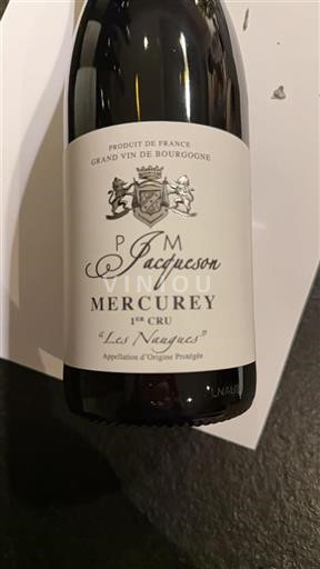 Bourgogne Mercurey Premier Cru P&f Jacqueeson Les Naugues 2023