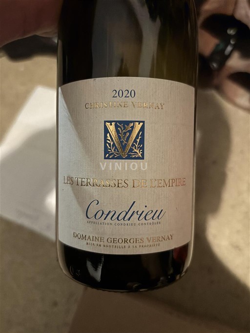 Rhône-dalen Condrieu Georges Vernay Les Terrasses de L'Empire 2020