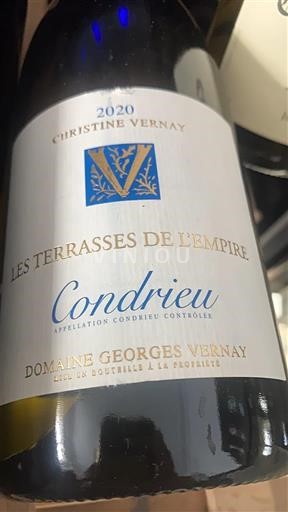 Vale do Ródano Condrieu Georges Vernay Les Terrasses de L'Empire 2020
